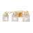 Cisca 22.75 inch Modern Gold 3 Light Vanity-1359438980