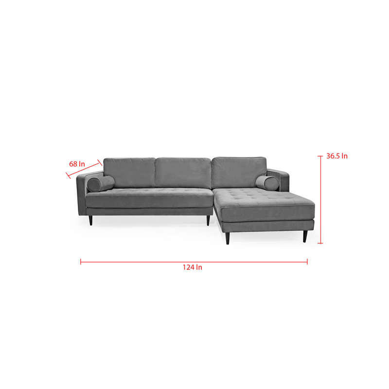 Velvet Sectional