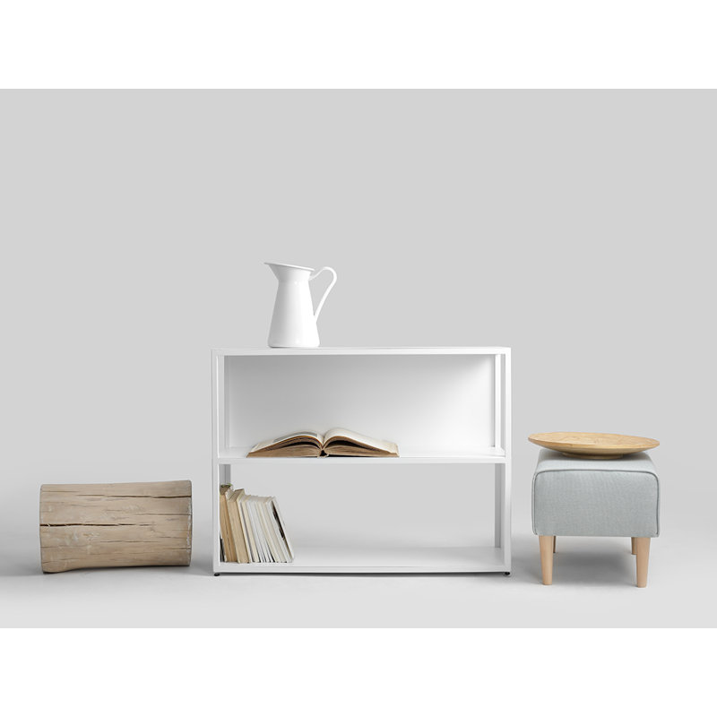 Hyller 75cm H x 100cm W Steel Geometric Bookcase
