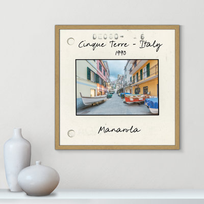 Cinque Terre, Italy - Manarola Print by Danita Delmont