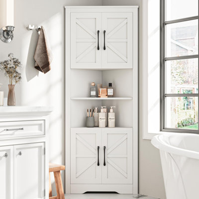 Armoire de salle de bain blanche