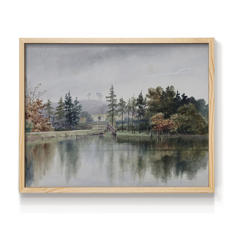 Paysages rétro - CXL III - impression encadrée - réaménageable, Naturel, H 22 po x l 28 po