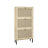 3 Door Shoe Rack, Freestanding Modern Shelf For Entryway, 44Lb Load Capacity, Engineered & Sun Resistance, Surface, 2 Compartments Per Layer, Black Handle, Matte Metal Base, Slip, Easy Assembly, Fit-127429496