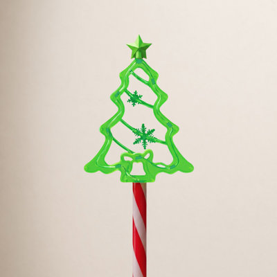 21" Solar Christmas Tree Lights Set