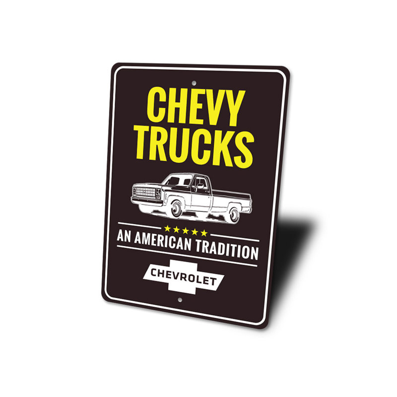 Plaque en aluminium American Tradition, H 18 po x l 12 po x P 0,06 po