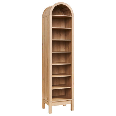 Armoire de rangement pour chaussures de 70 po de hauteur, organisateur de chaussures en bois à 8 niveaux avec tablettes réglables, étagère à chaussures autoportante pour vestibule, couloir et salon