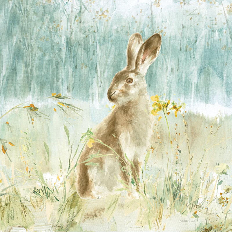 Meadows Edge VII by Danhui Nai - Wrapped Canvas Painting, 91cm H x 91cm W