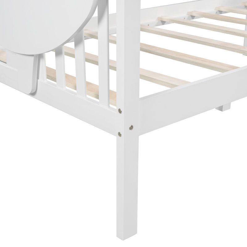 Daybed, Wood Slat Support, Twin, White