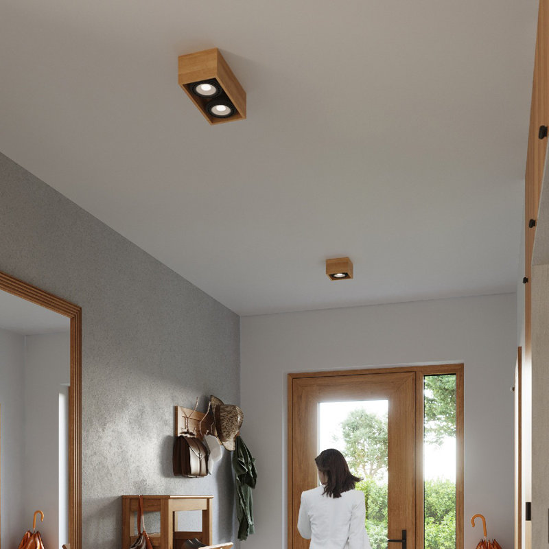 Chorleywood Flush Mount, Wood