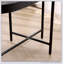 Table d'appoint à 2 niveaux avec rangement, structure en fer robuste et plateaux élégants en panneau de fibres à densité moyenne pour les espaces de vie modernes