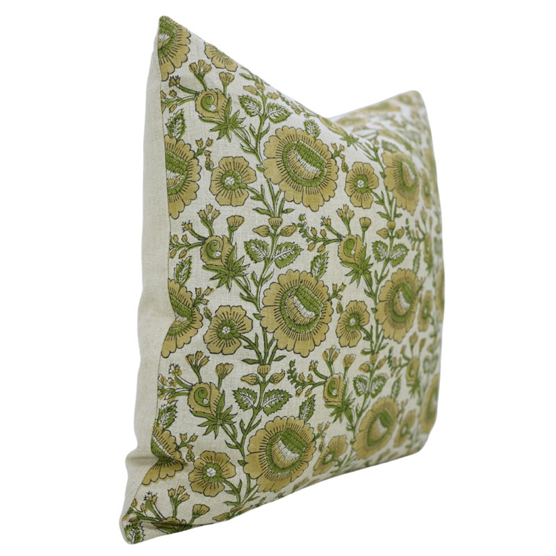 Housse de coussin en lin Fab Fabine, Carré H 24 po x l 24 po