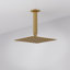 Robinet de douche à pluie haute pression de plafond de 12 po, système de pomme de douche à double effet de pluie avec valve thermostatique-79242912