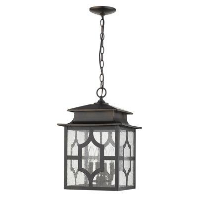Lanterne suspendue d’extérieur 4 lumières Brackin