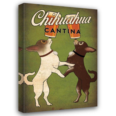 Ophelia & Co., Fowler, Ryan, reproduction d'art sur toile tendue: Chihuahua double