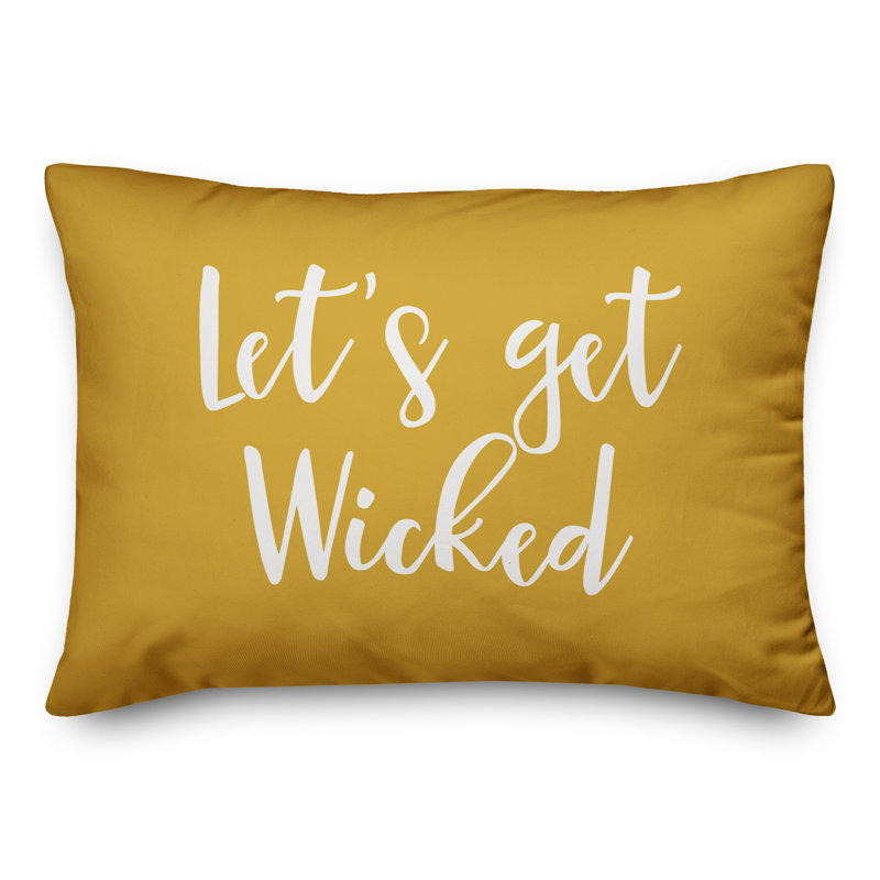  Coussin Let's Get Wicked, Moutarde