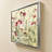 Hollyhocks Row Cool by Cheri Blum - Graphic Art on Canvas-615494012