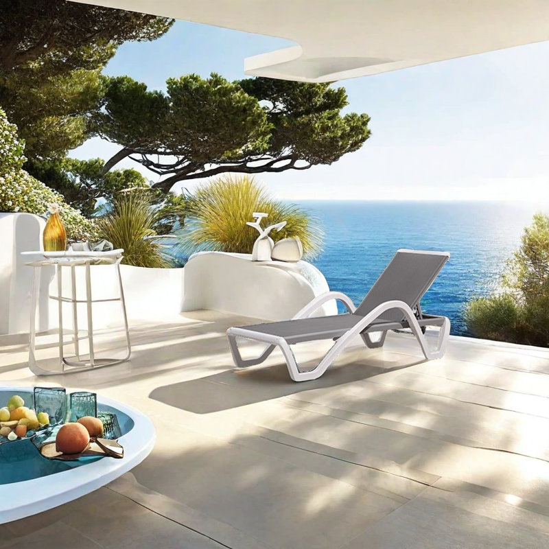Norha Outdoor Chaise Lounge