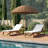 Vinita Outdoor Acacia Wood Chaise Lounge Set , Cushion Included-1594130668-1594157383-1524664327