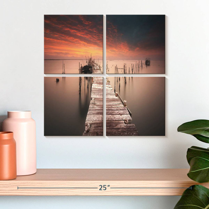 Aletra Sunset At Comporta Dock, 18" H x 18" W