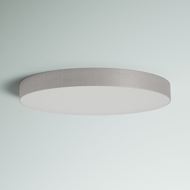 Randall LED Flush Mount, Satin Nickel
