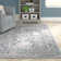 Almirka Medallion Runner Rug for Living Room Bedroom Dining Room Entryway Hallway Kitchen, Ivory/Grey