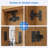 Sliding Barn Door Lock Hardware, 90 Degree Locks for Barn Doors, Flip Gate Latches for Garden, Bathroom, Outdoor, Garage-93492128