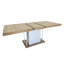 Table de salle à manger extensible, 160 à 200 cm, saveur de bois vieilli, 6 à 10 sièges, chêne blanc, impression de couleur unie, Occupants, robuste