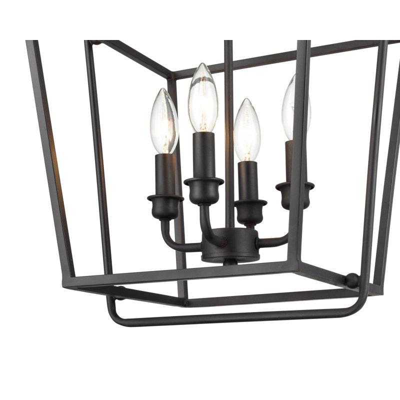 Luminaire suspendu géométrique à 4 lumières Frostburg
