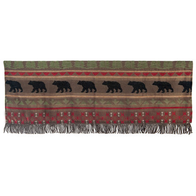 Bear Country Tailored Window Valance