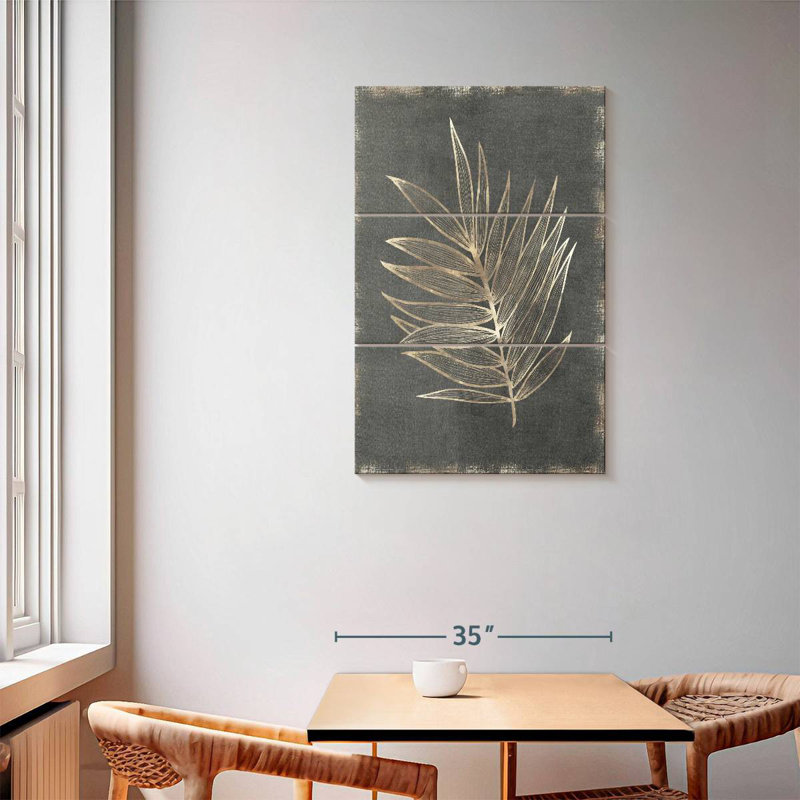 Harnek Gilded Botanical I, 57" H x 36" W