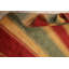 Tapis unique en laine noué à la main Gabbeh rouge / vert / jaune 8 pi 10 po x 12 pi 3 po New Age