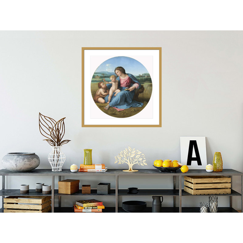 «The Alba Madonna» par Raphael, impression giclée sur cadre, H 33,5 po x l 33,5 po