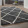 Keppler Geometric Shag Area Rug