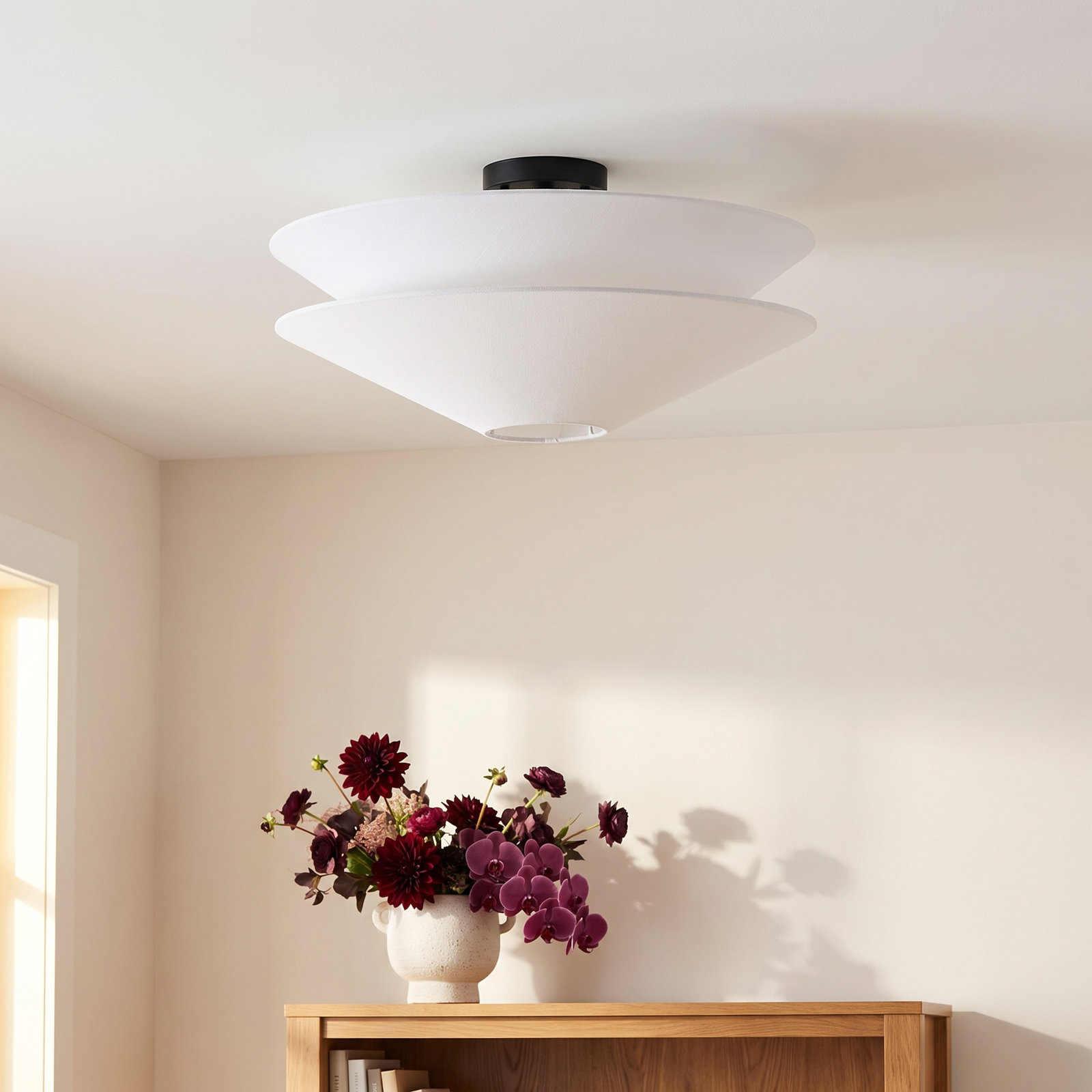 20" Single Light Semi Flush Mount, 11" H x 23.6" W x 23.6"" D