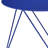 Salas Contemporary 23"Dia Round Frame End Table with Geometric Metal Base-218552123