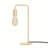 French Gold Desk Lamp - Edison Desk Lamp - Industrial Bedside Lamp For Bedroom, Living Room, Dormitory - Small Metal Lamp For Reading, Nightstand, Dressing Table-677008714