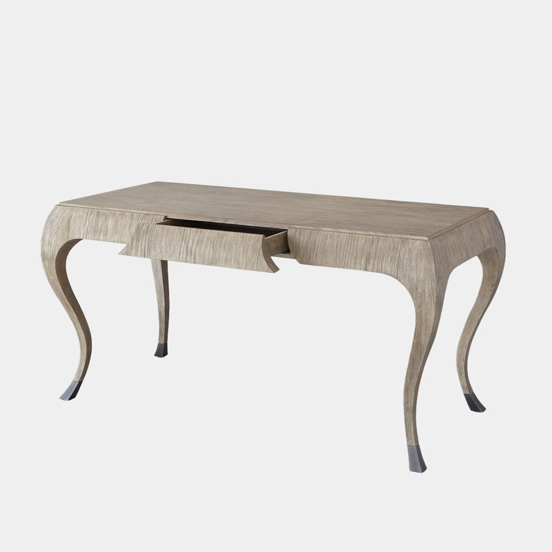 Paris Desk-Grey Sandblasted Oak, Gray Sandblasted Oak