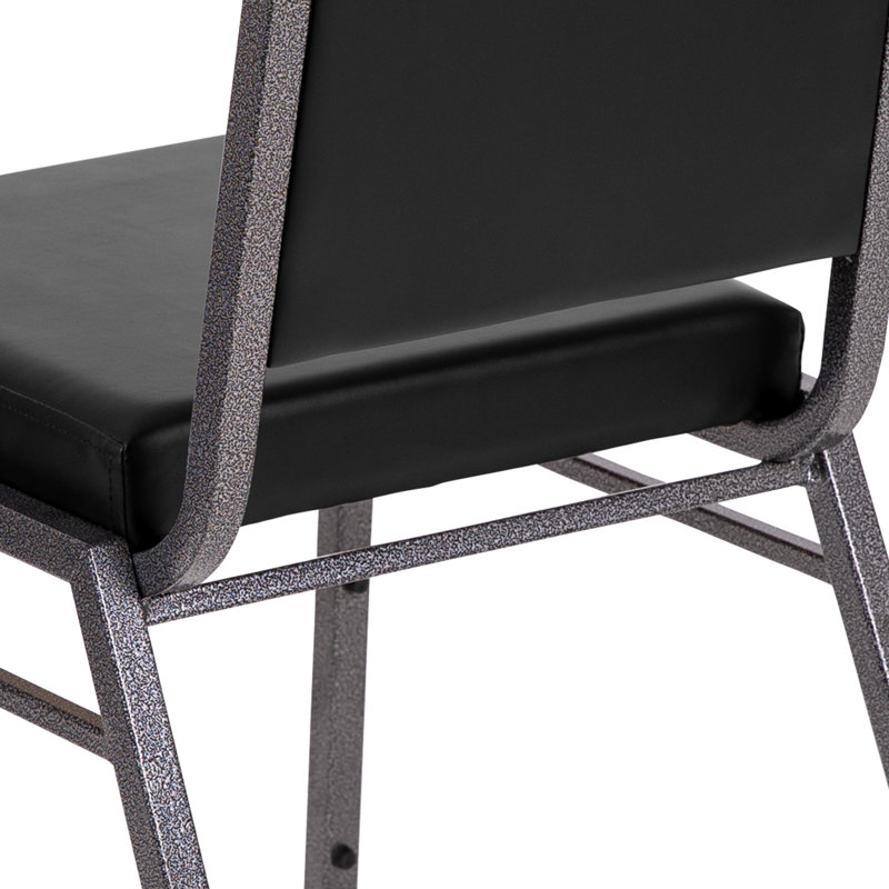 Chaise de banquet empilable Columbus, Noir, 2