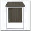 Bureau réversible à 3 tiroirs gris patiné-121063543