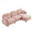Modular Sectional L Shaped Couch With Ottoman, Premium Chenille Fabric, Tufted Cushion Backrest, Ergonomic Design, Easy Install, Fits Bedrooms, Living Rooms, Reading Nooks-1630735794-1630735804