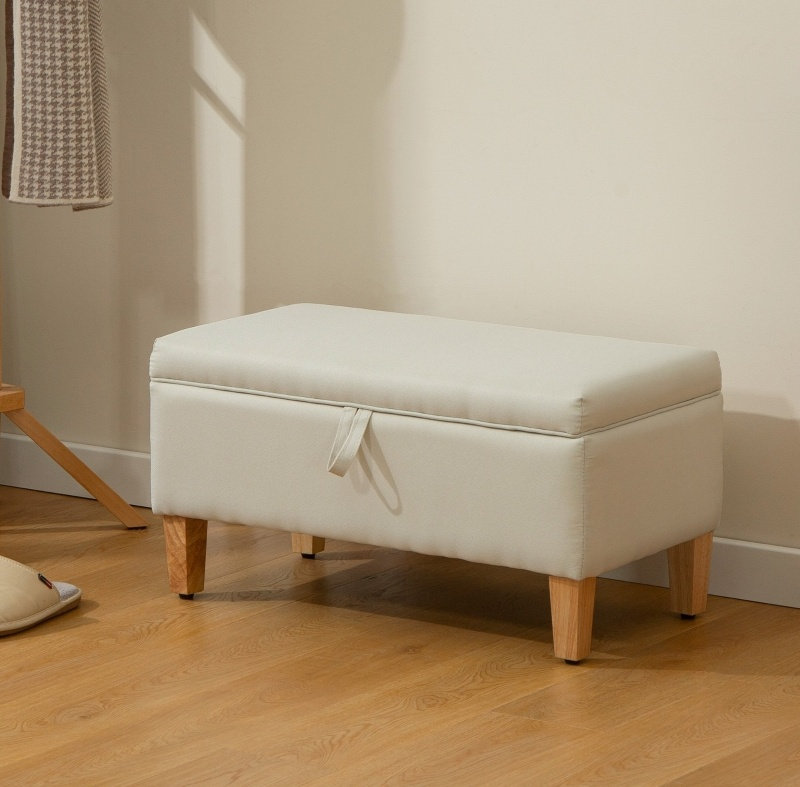 Storage Bench, Beige