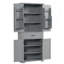 Armoire de rangement de salle de bain avec portes et tiroir, plusieurs espaces de rangement, tablette réglable-659323733
