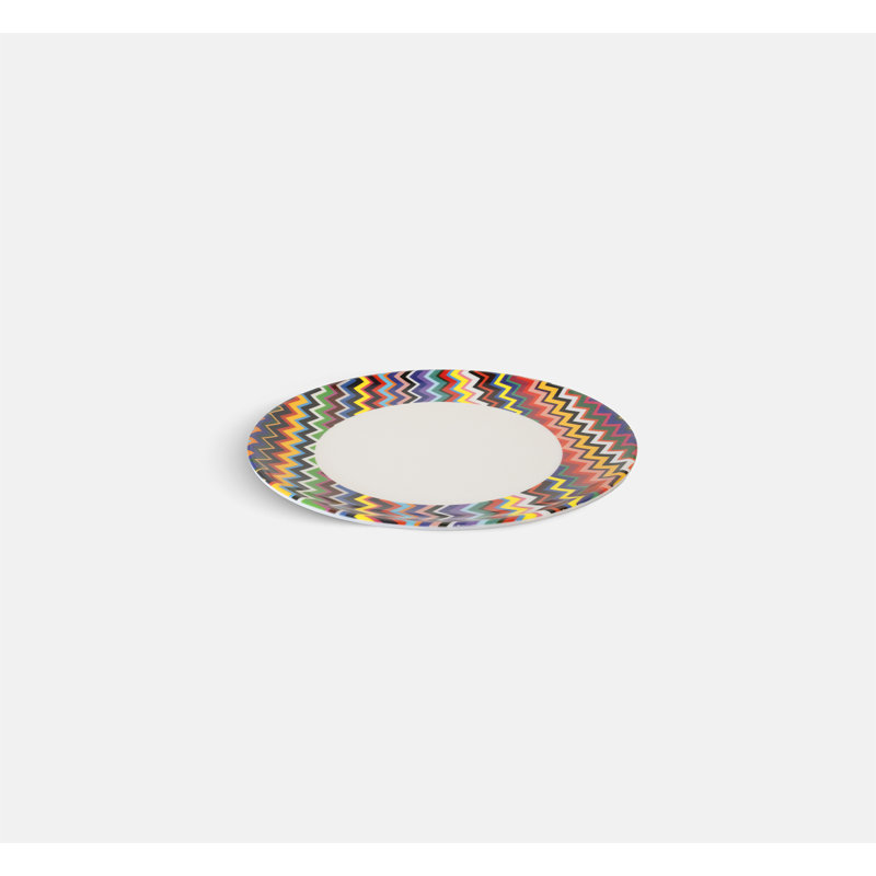 Multi Colored Zigzag Bowl