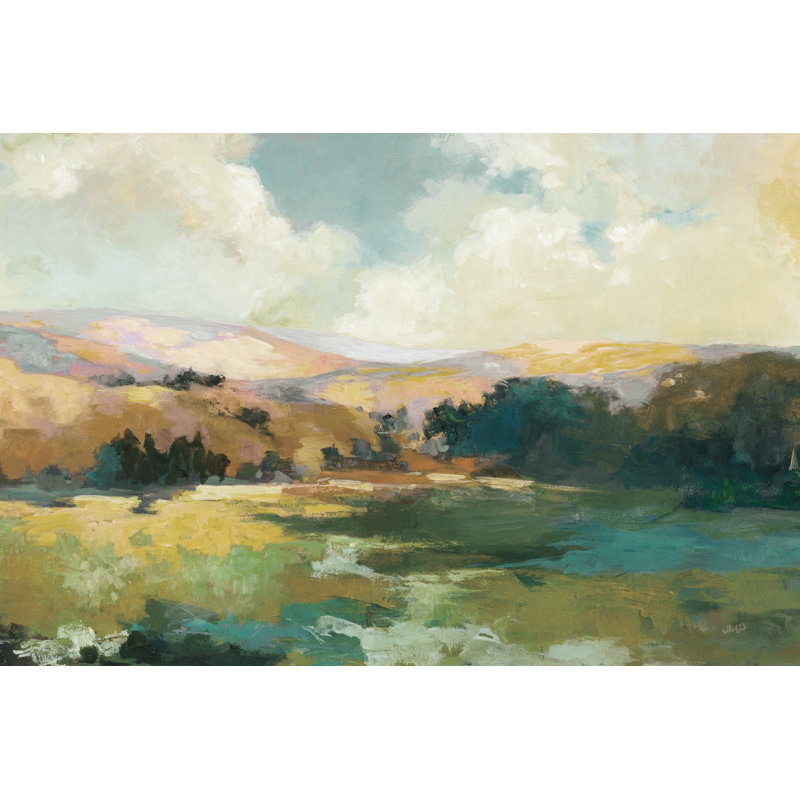 Daybreak Valley Neutral Crop by Julia Purinton - Wrapped Canvas Painting, 61cm H x 91cm W x 3.8cm D