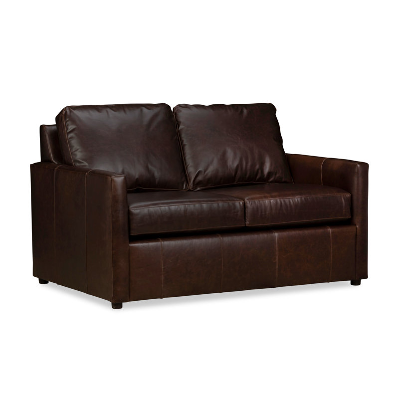 Causeuse en cuir Savannah, Cuir véritable Bistro Rustic