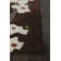 Inhabit Designer Dark Brown/Ivory Area Rug
