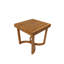 Table d'appoint carrée d'extérieur en acacia