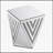 Gorgeous Silver Mirror Table with Crystal Inlay, Versatile and Stylish for Any Room