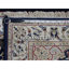 Tapis de couloir 3 pi x 18 pi bleu marine en laine et soie 250 KPSI Nain XL 7B2E17C25A6B434880620C4B80F09389