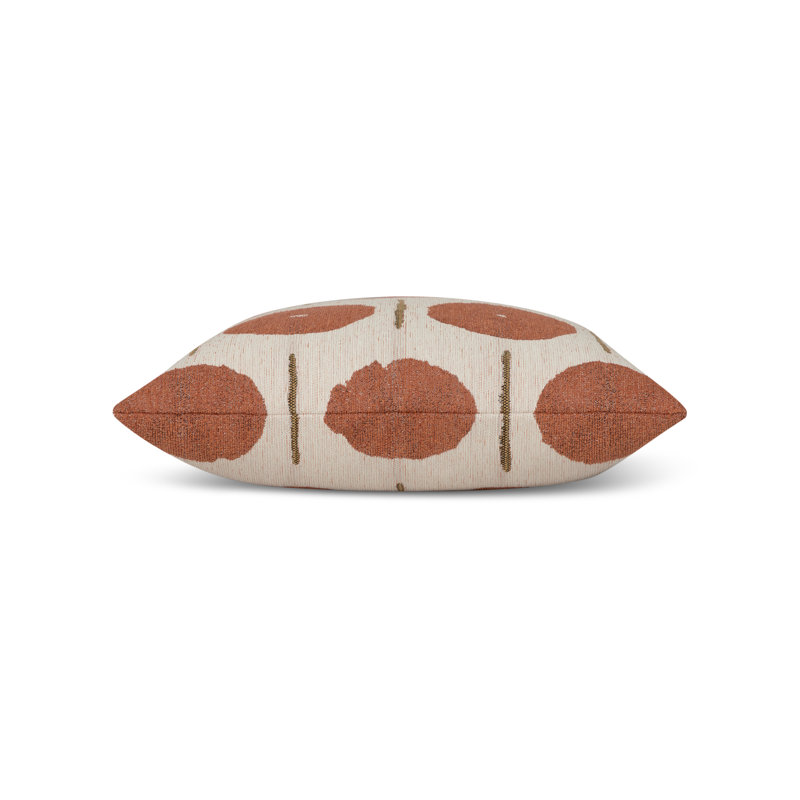 Solstice Performance Pillow Cover & Insert, Square 20", Papaya, Square